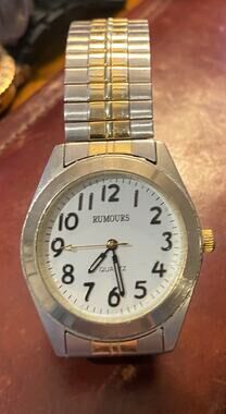 Men's 37mm Two Tone Rumours Watch, Expansion Band
